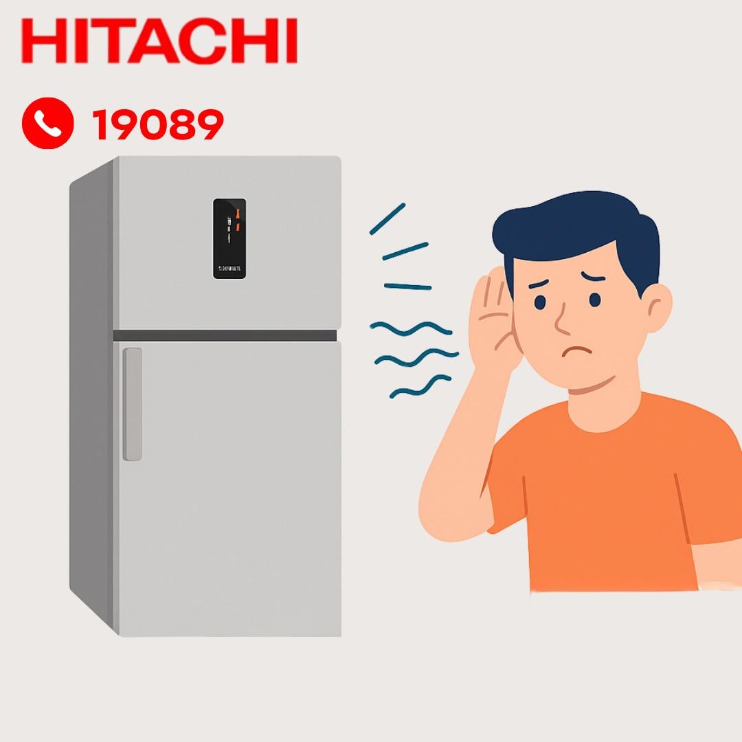 فحص صوت الثلاجة هيتاشي بعد تشغيلها