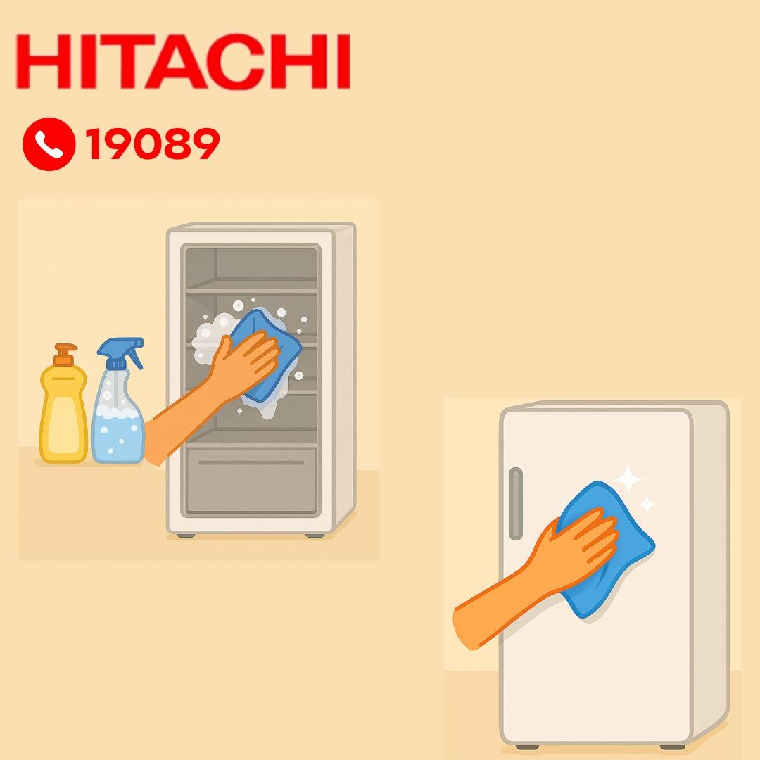 التنظيف الداخلي والخارجي لديب فريزر هيتاشي التنظيف الداخلي والخارجي لديب فريزر هيتاشي